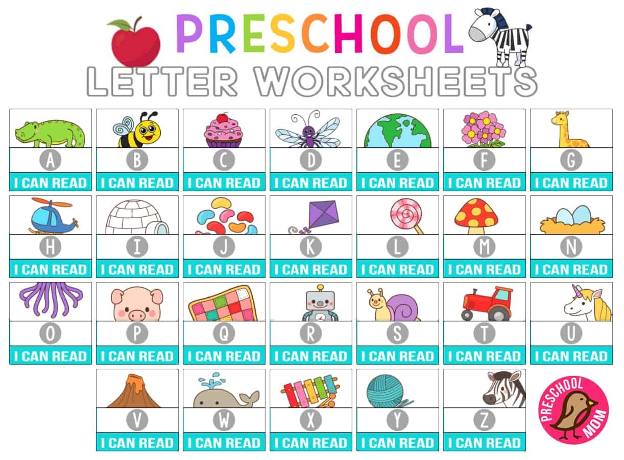 Printable Alphabet For Preschoolers