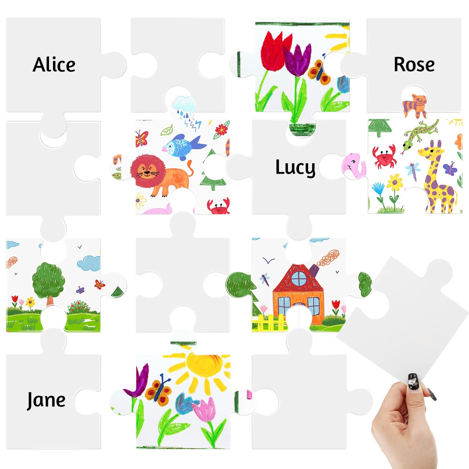 printable puzzle pieces large