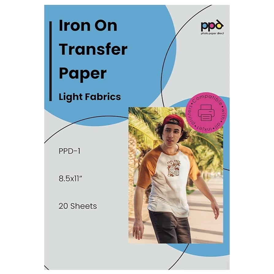 Amazon PPD Iron On Transfer Paper For Inkjet Printer For Amazon PPD Iron On Transfer Paper For Inkjet Printer For
