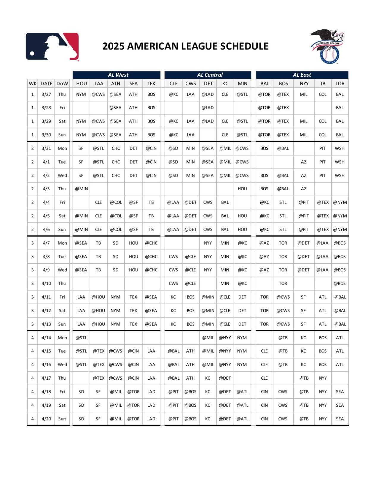 diamondbacks printable schedule