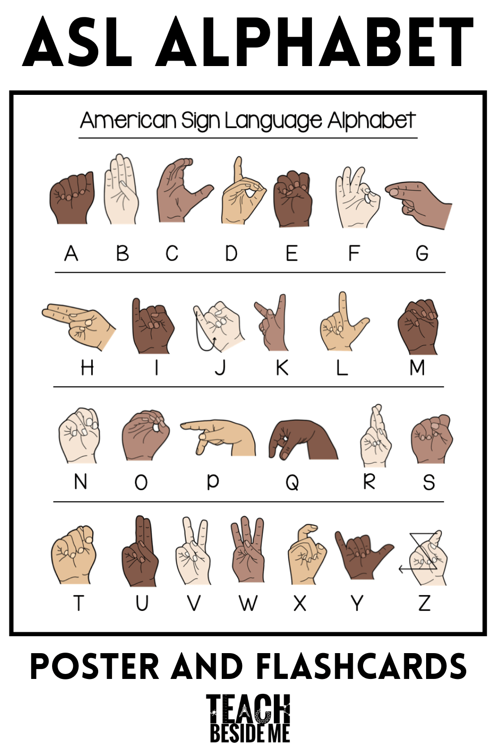 Printable Asl Alphabet