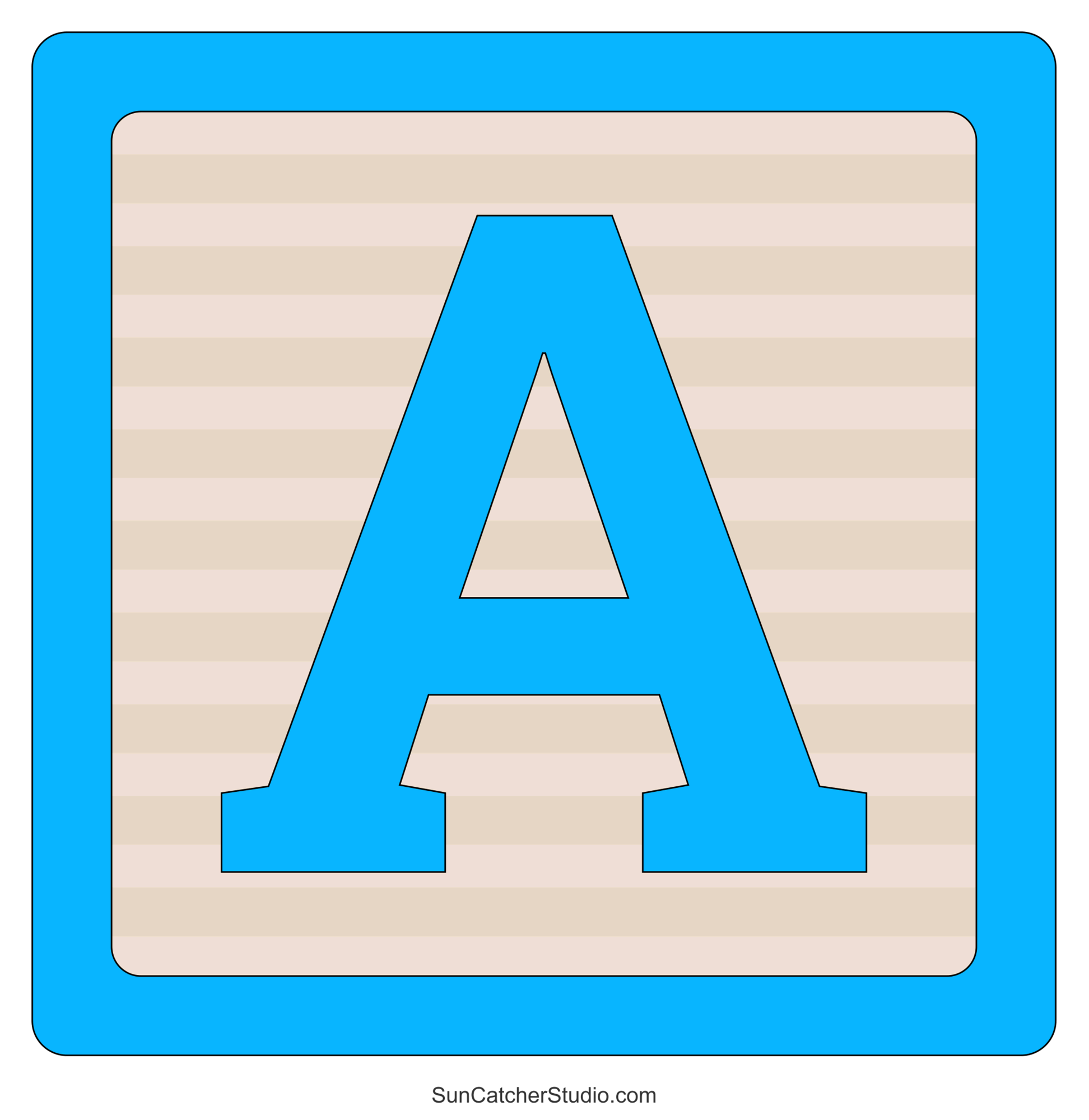Printable Alphabet Block Letters