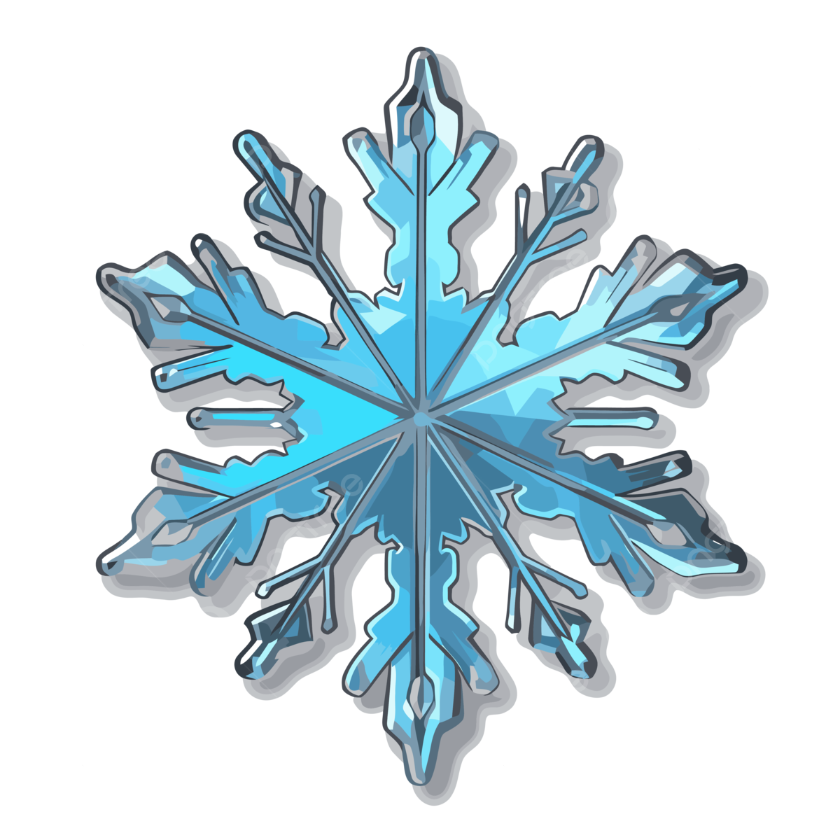 Beautiful Blue Snowflake Isolated On Grey Clipart Vector Snowflake Clipart Snowflake Transparent Snowflake Transparent Clipart PNG And Vector With Transparent Background For Free Download
