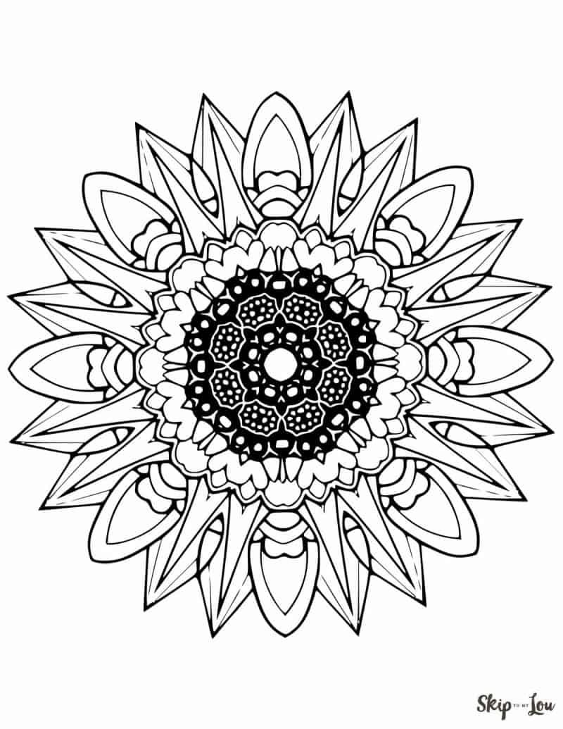 Beautiful FREE Mandala Coloring Pages Skip To My Lou