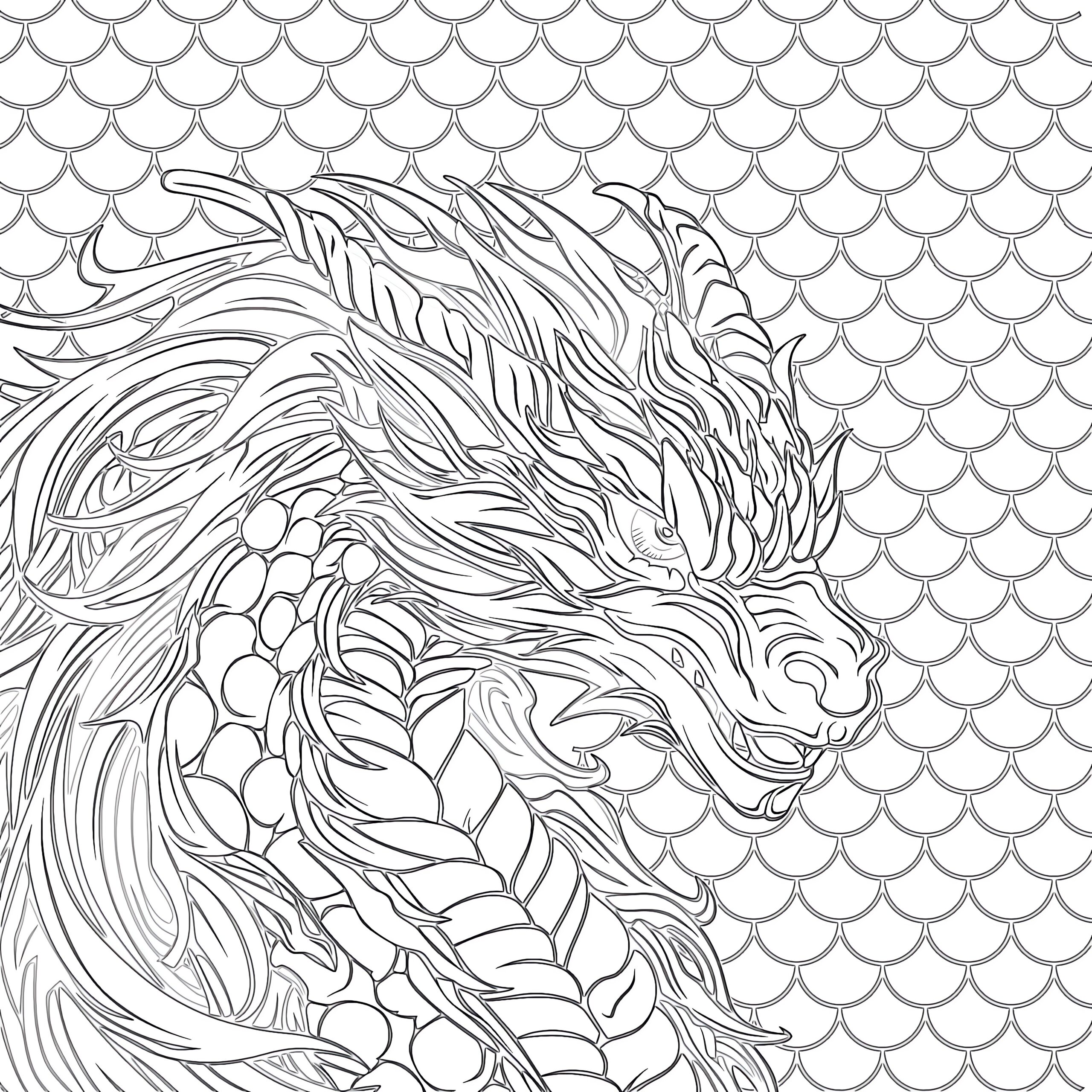 free printable dragon coloring pages
