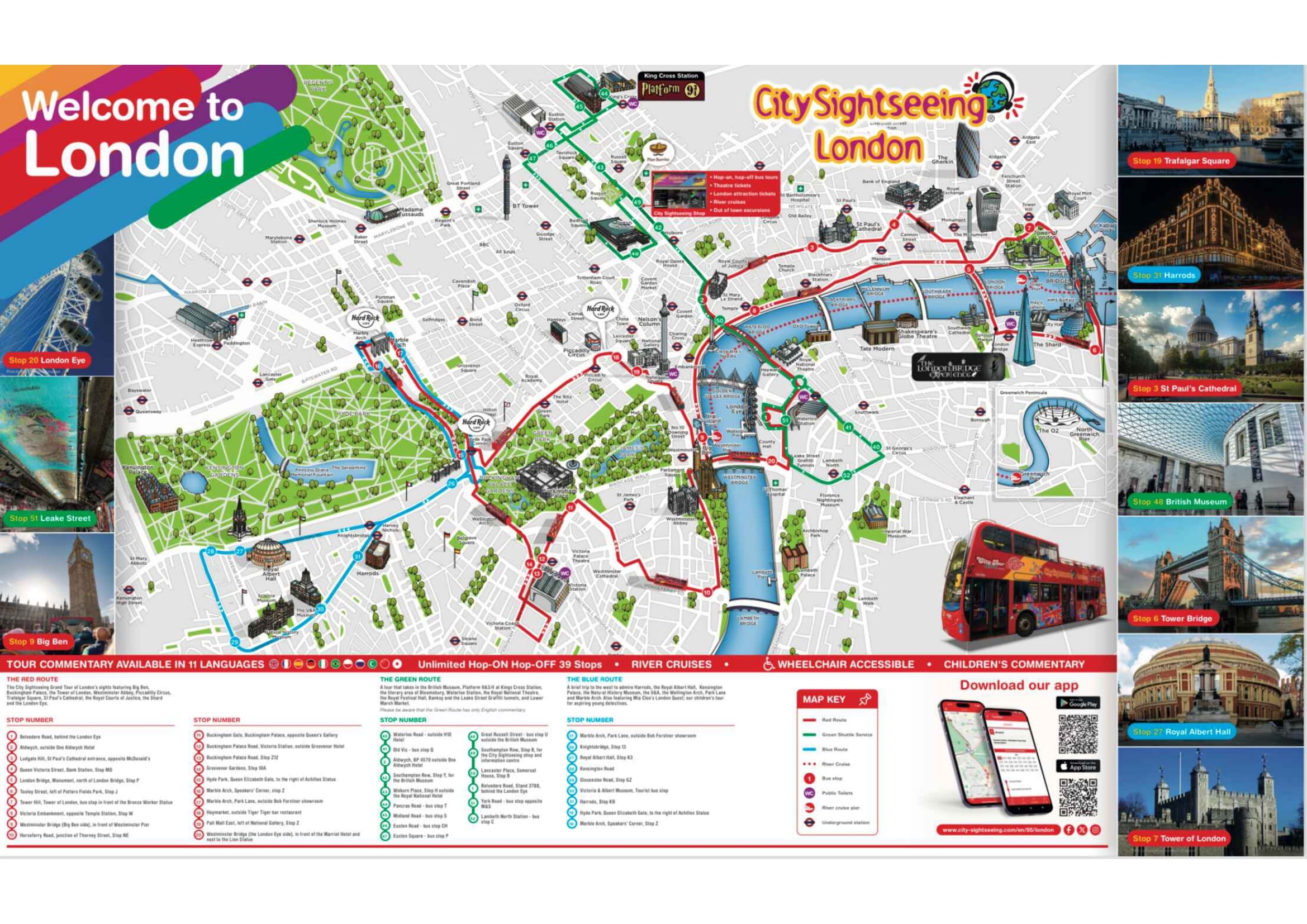 Best Hop On Hop Off Bus London Tours Review U0026 Comparison In 2025 with Ticket Prices U0026 Route Maps PDF 