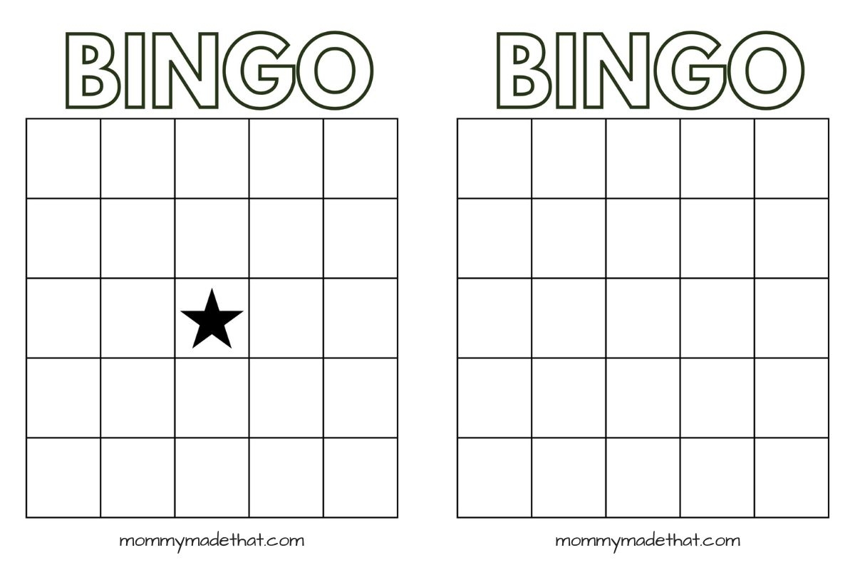 Bingo Card Templates Free Printables Worksheets Library Bingo Card Templates Free Printables Worksheets Library
