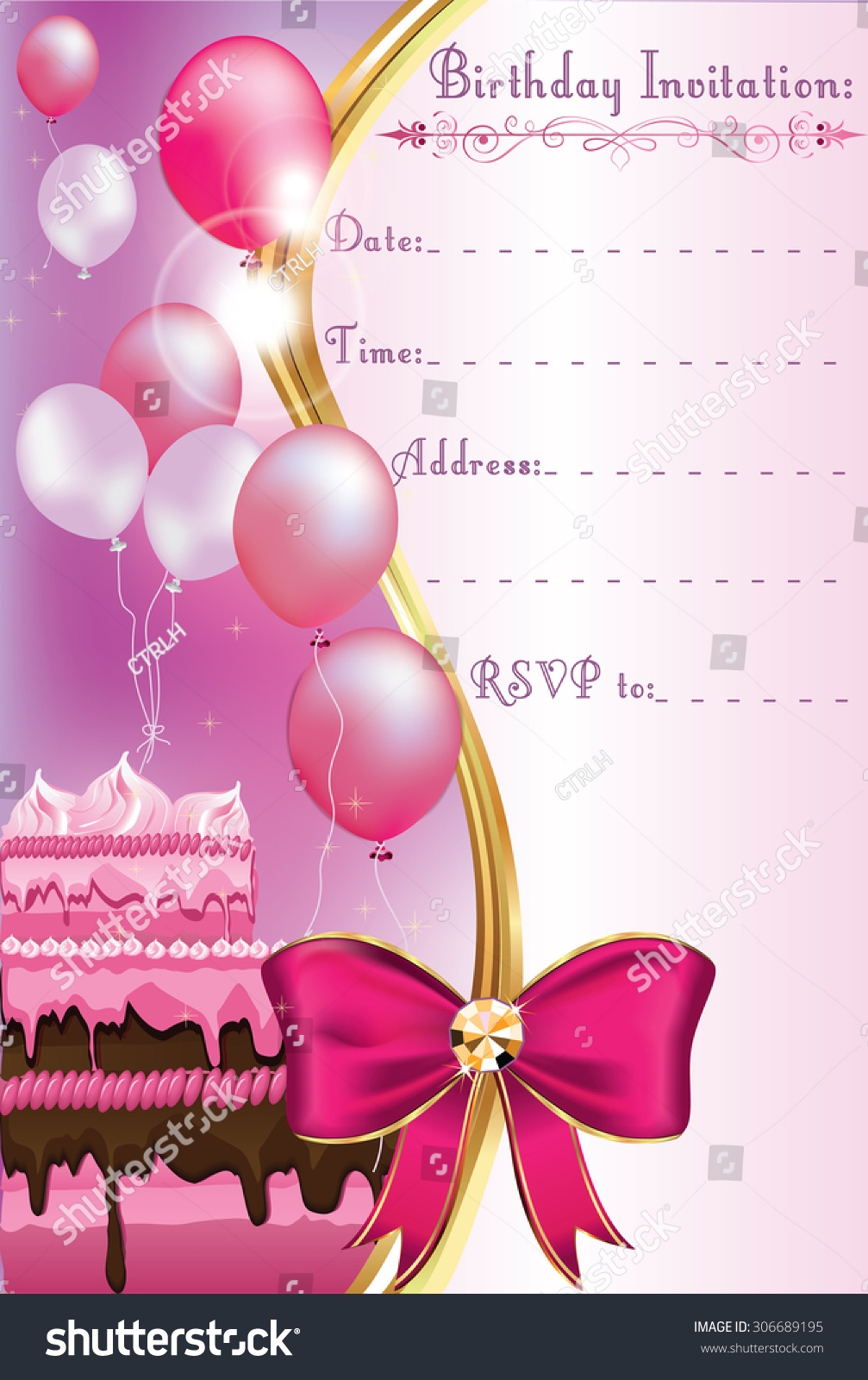 Printable Birthday Invitation Cards