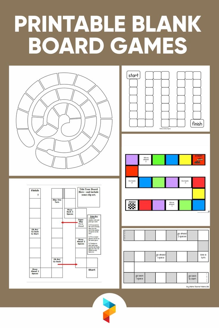 Blank Board Games 10 Free PDF Printables Printablee