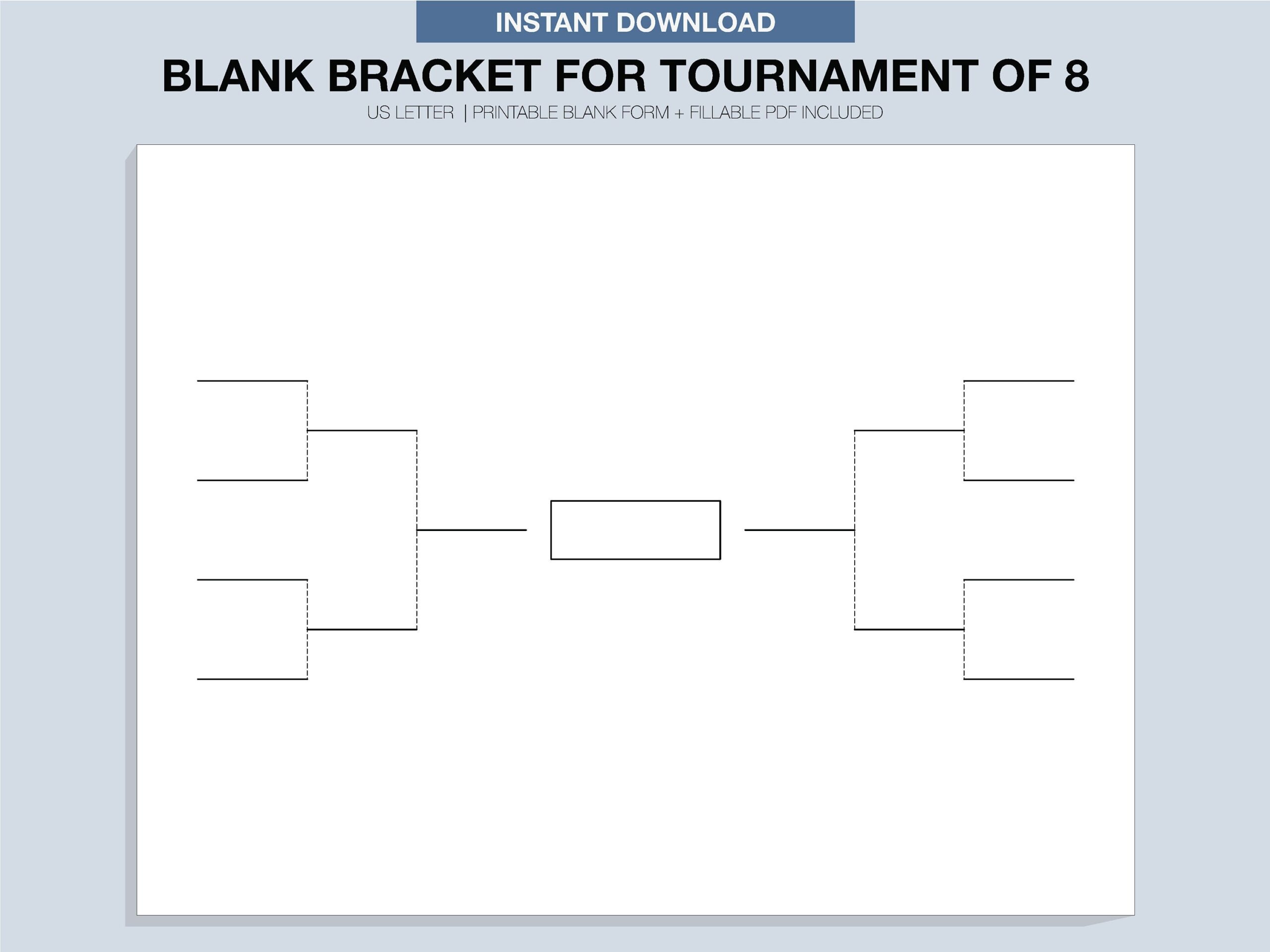 free bracket printable