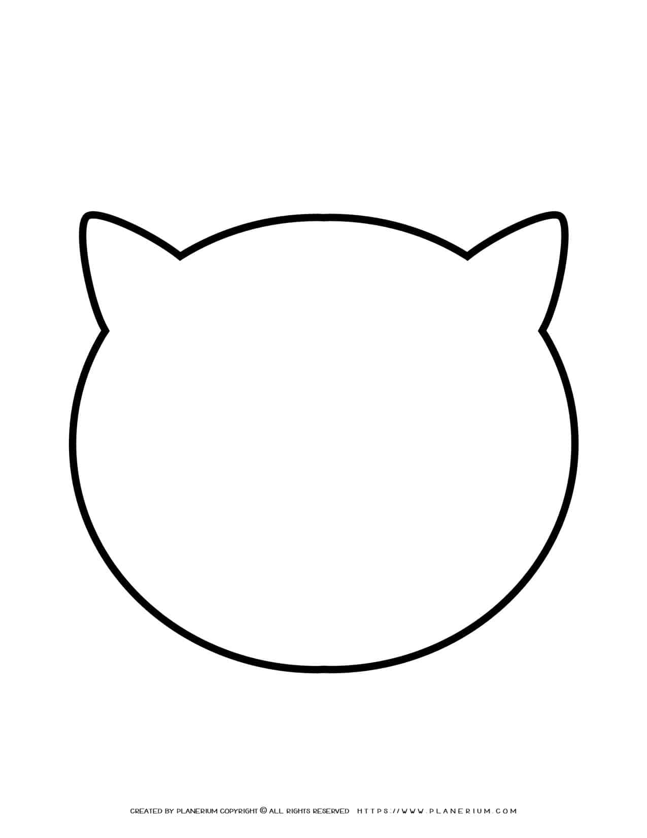 Cat Cut Out Printable