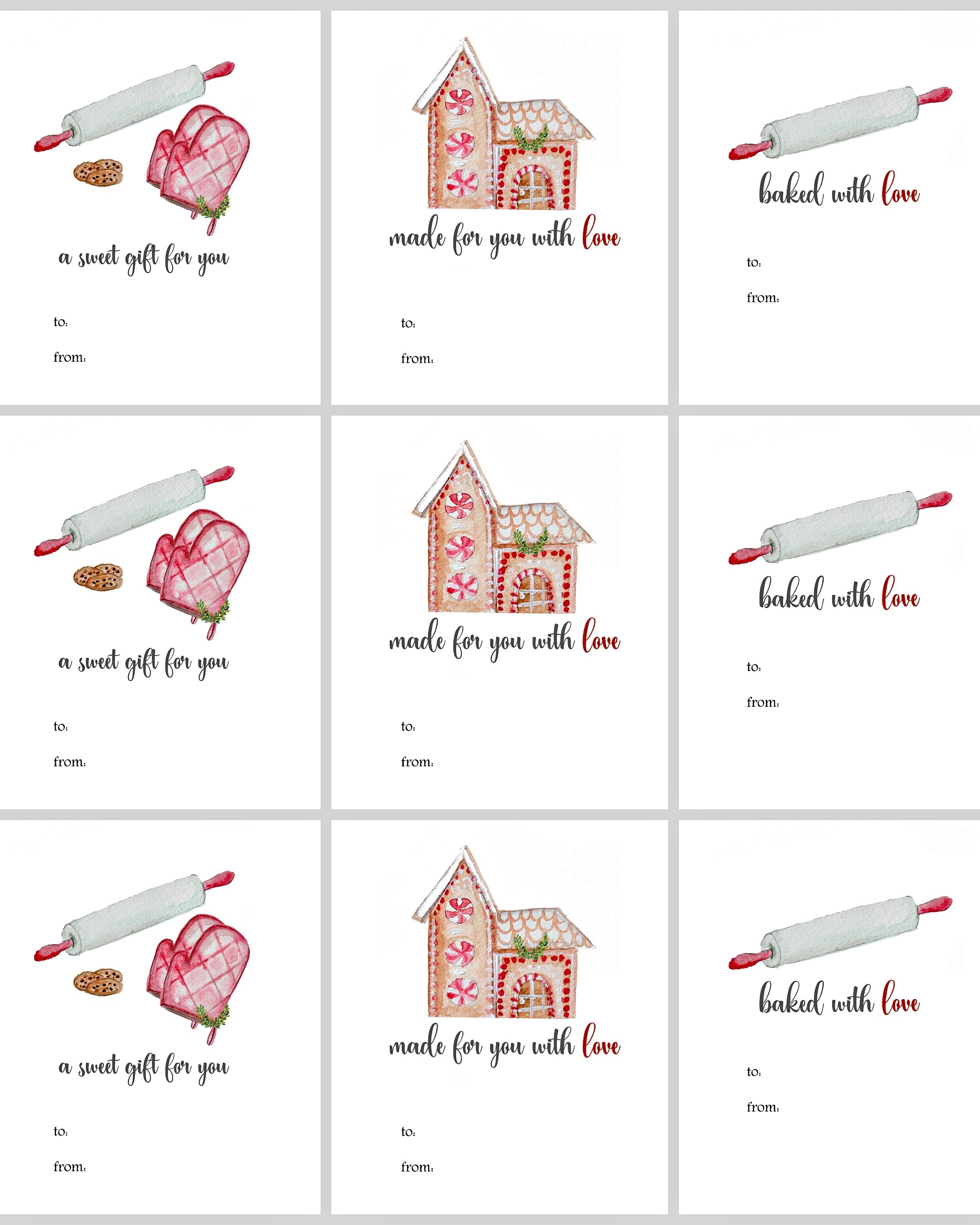 cookie labels free printable