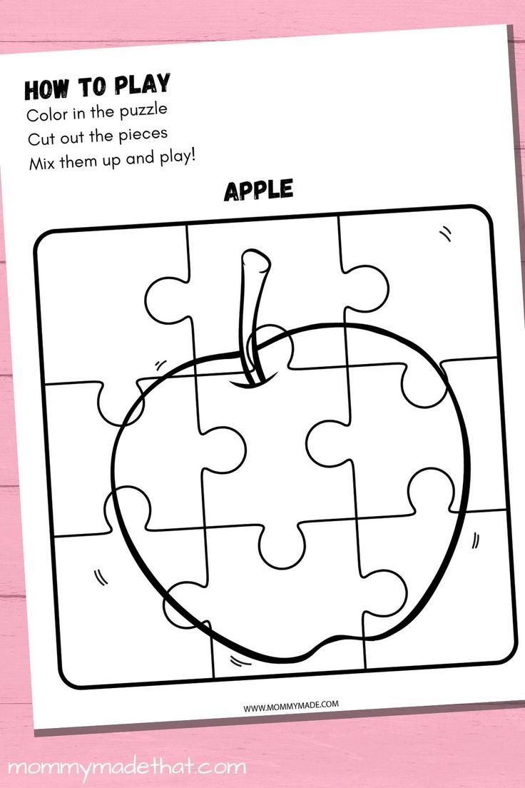 kids puzzles printable