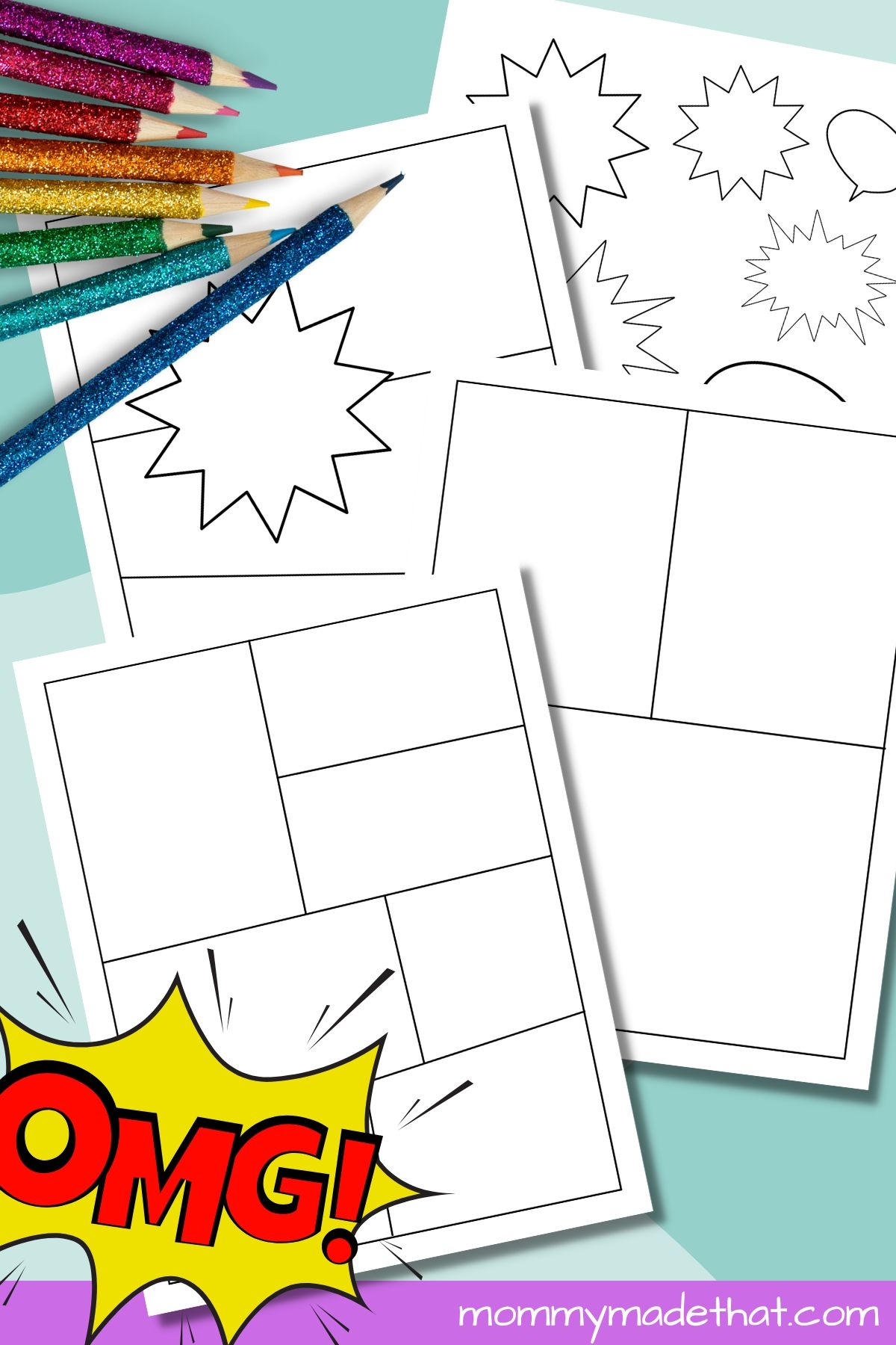 comic paper printable