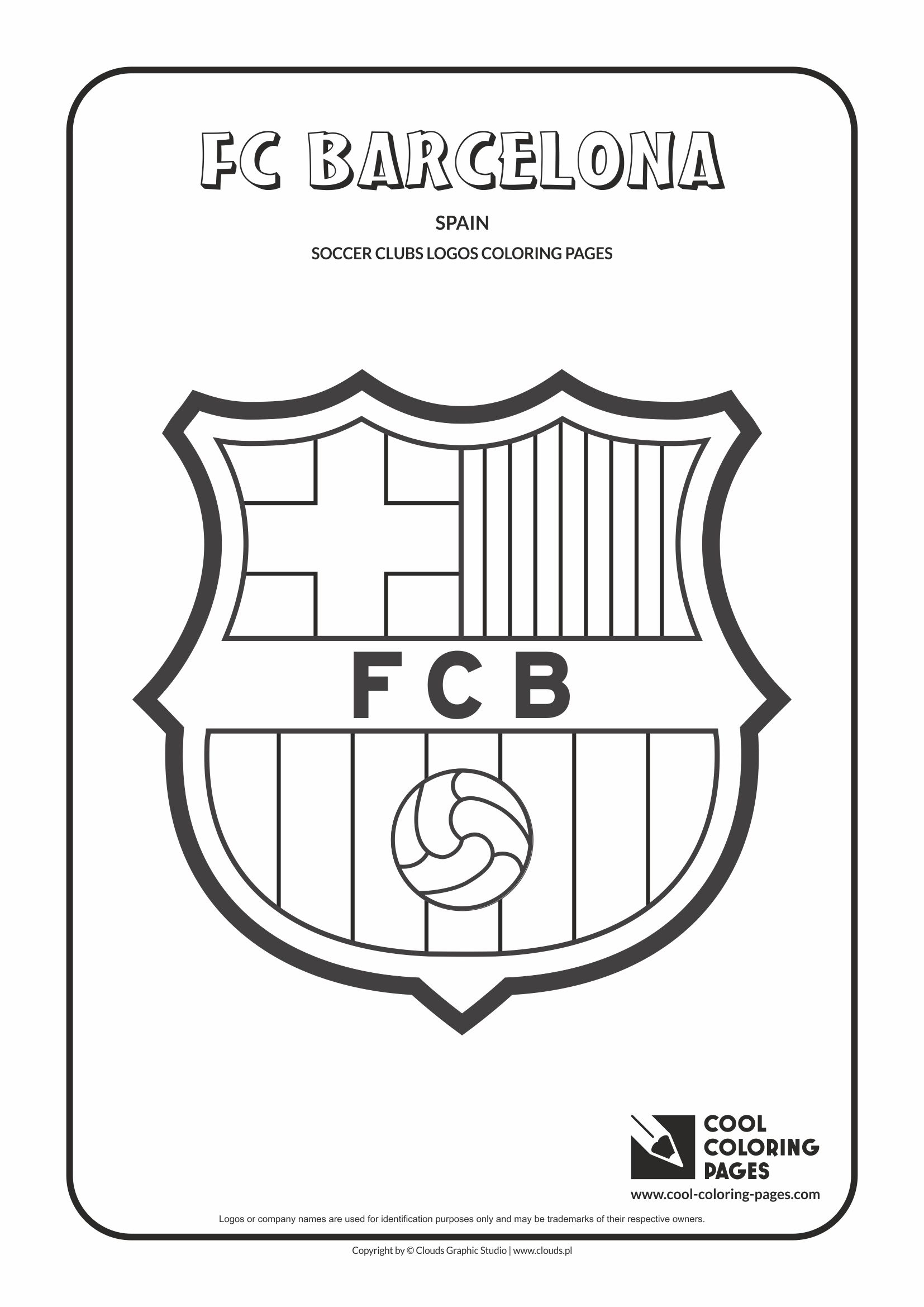 Cool Coloring Pages Soccer Clubs Logos Cool Coloring Pages Worksheets Library