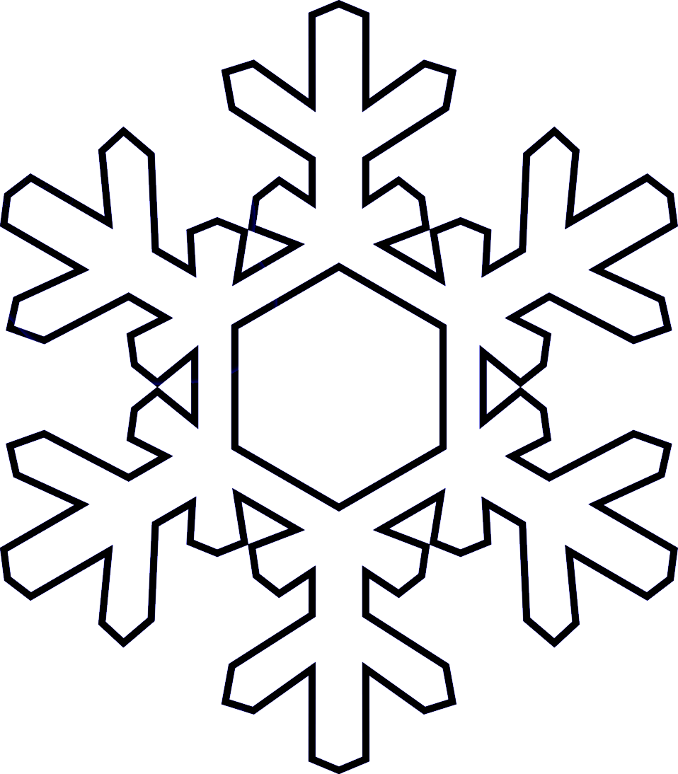 Cooling Printable Snowflakes 958x1094 Png Clipart Download