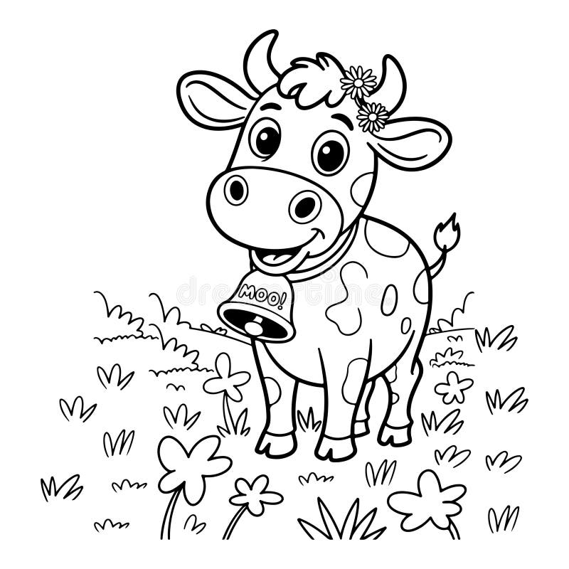 Cow Drawing Outline Stock Illustrations 10 993 Cow Drawing 