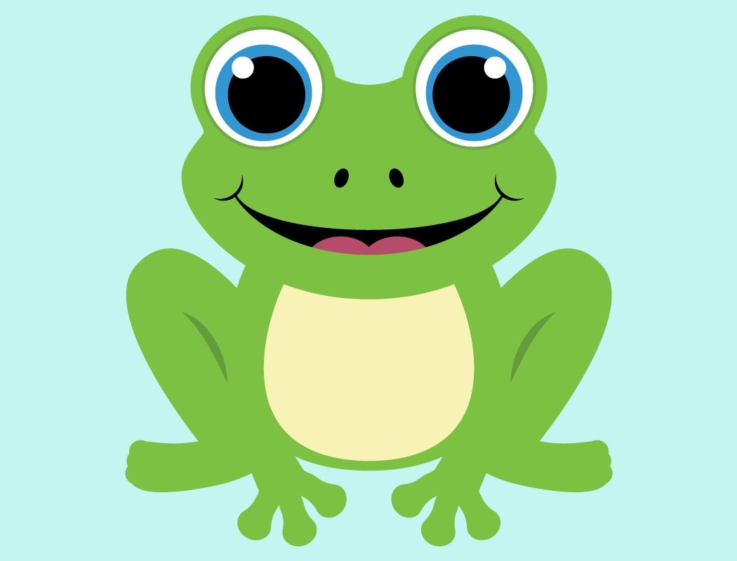 Cute Frog SVG Cut Files PNG Frog Clipart Frogs Clip Art Happy Frog Face Frog Body Pond Animal Green Frog Print Boy Printable Frog Etsy New Zealand