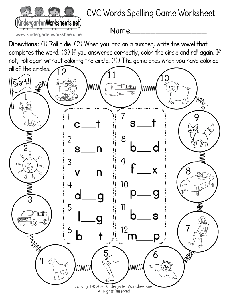 free printable spelling practice worksheets