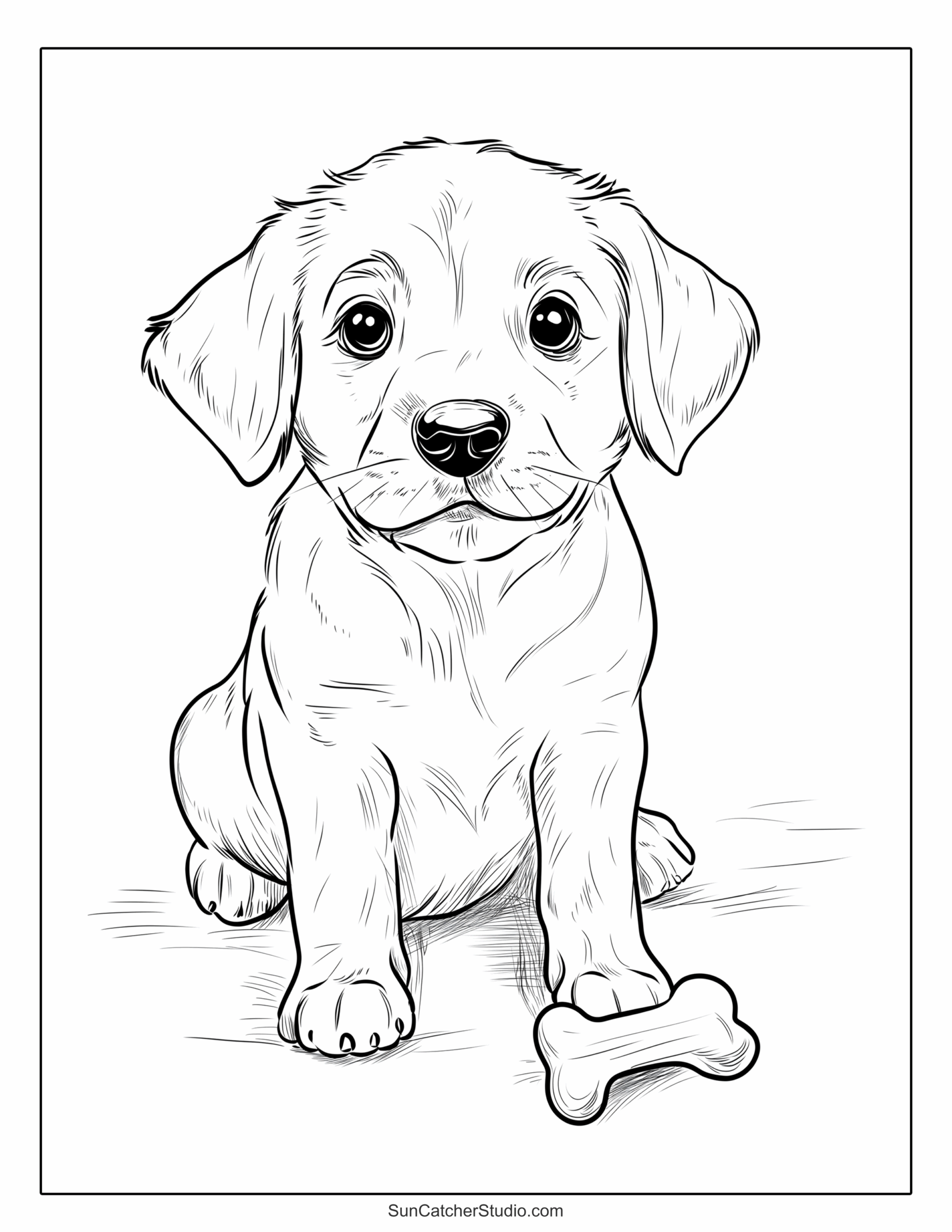 Dog Printable Coloring