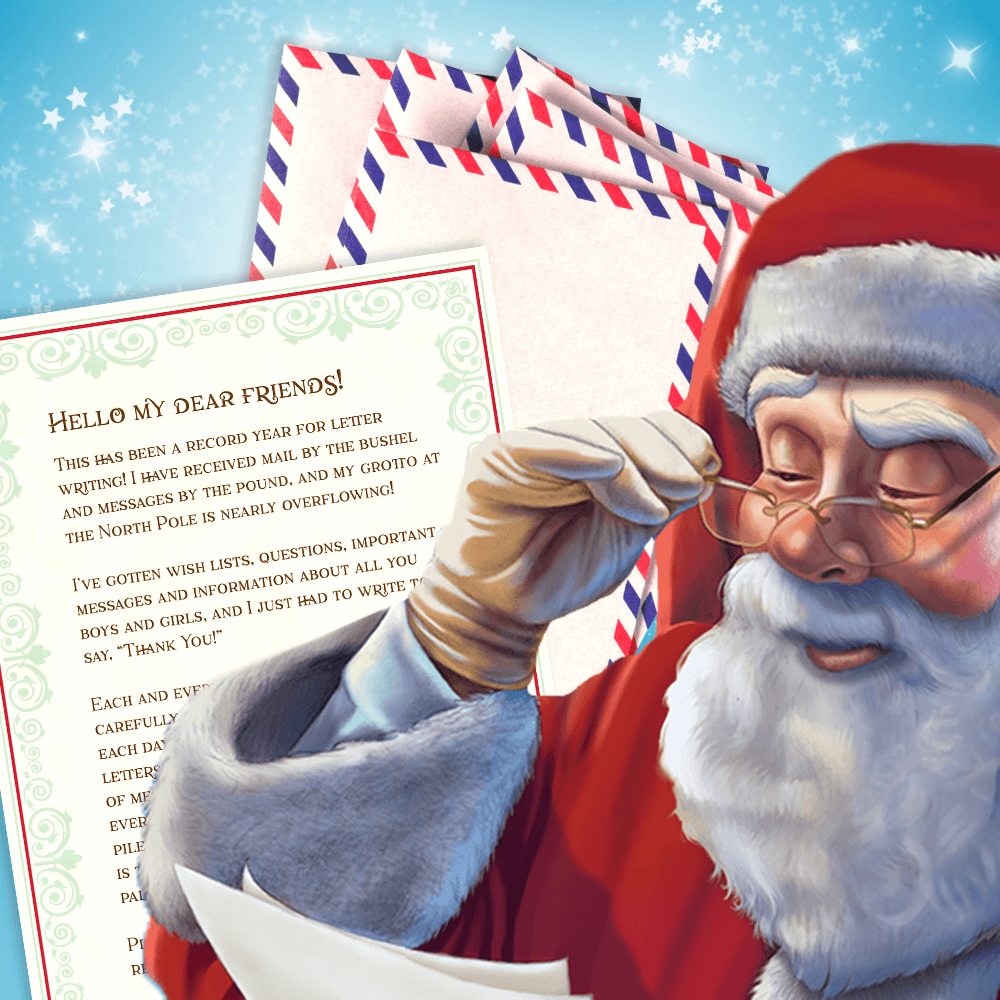 free printable letter from santa north pole