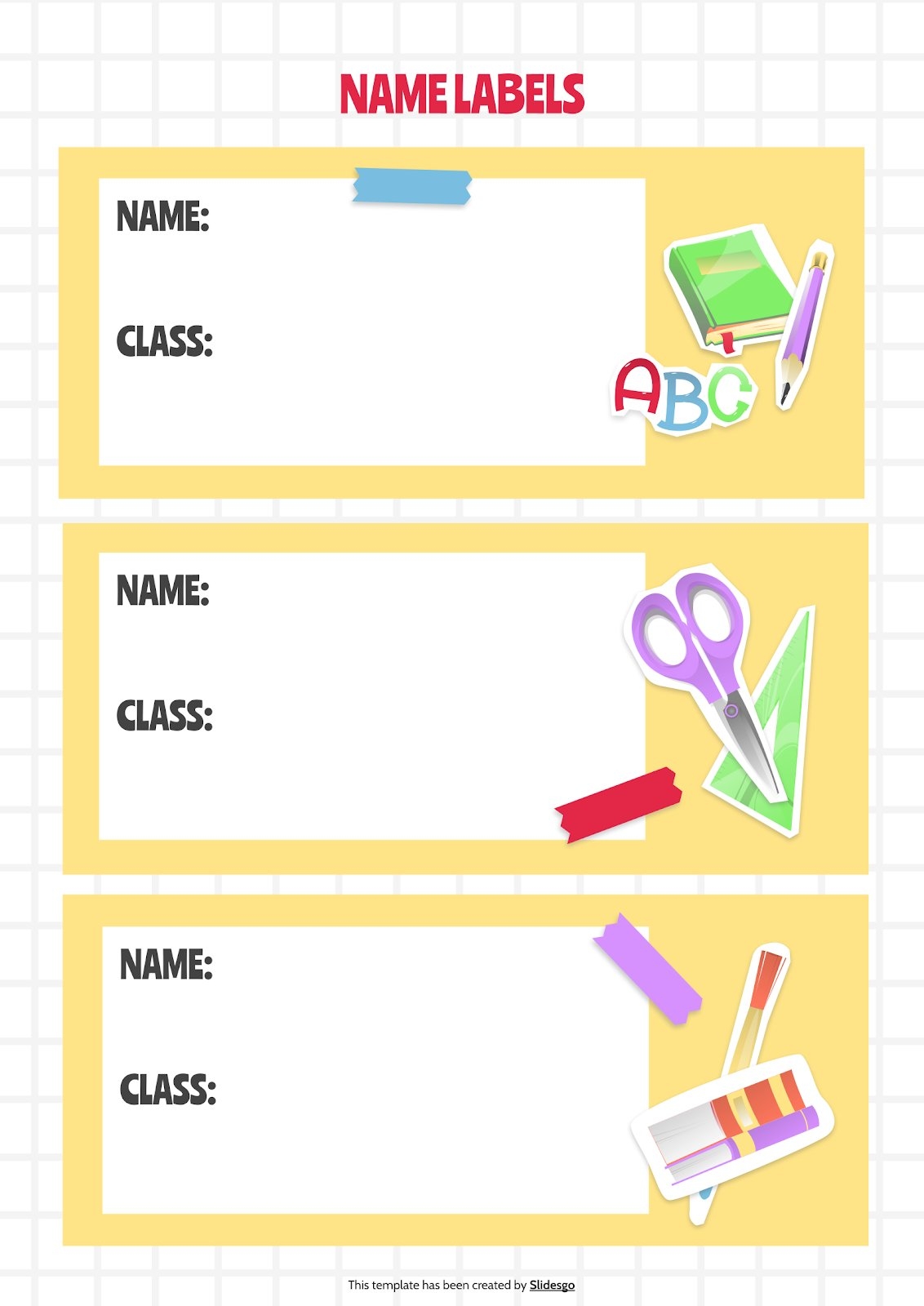 Dutlo Sticky Notes Style Name Labels My First Day