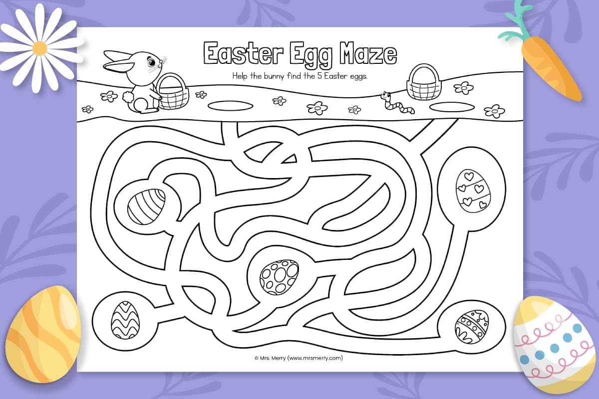 free printable maze worksheets