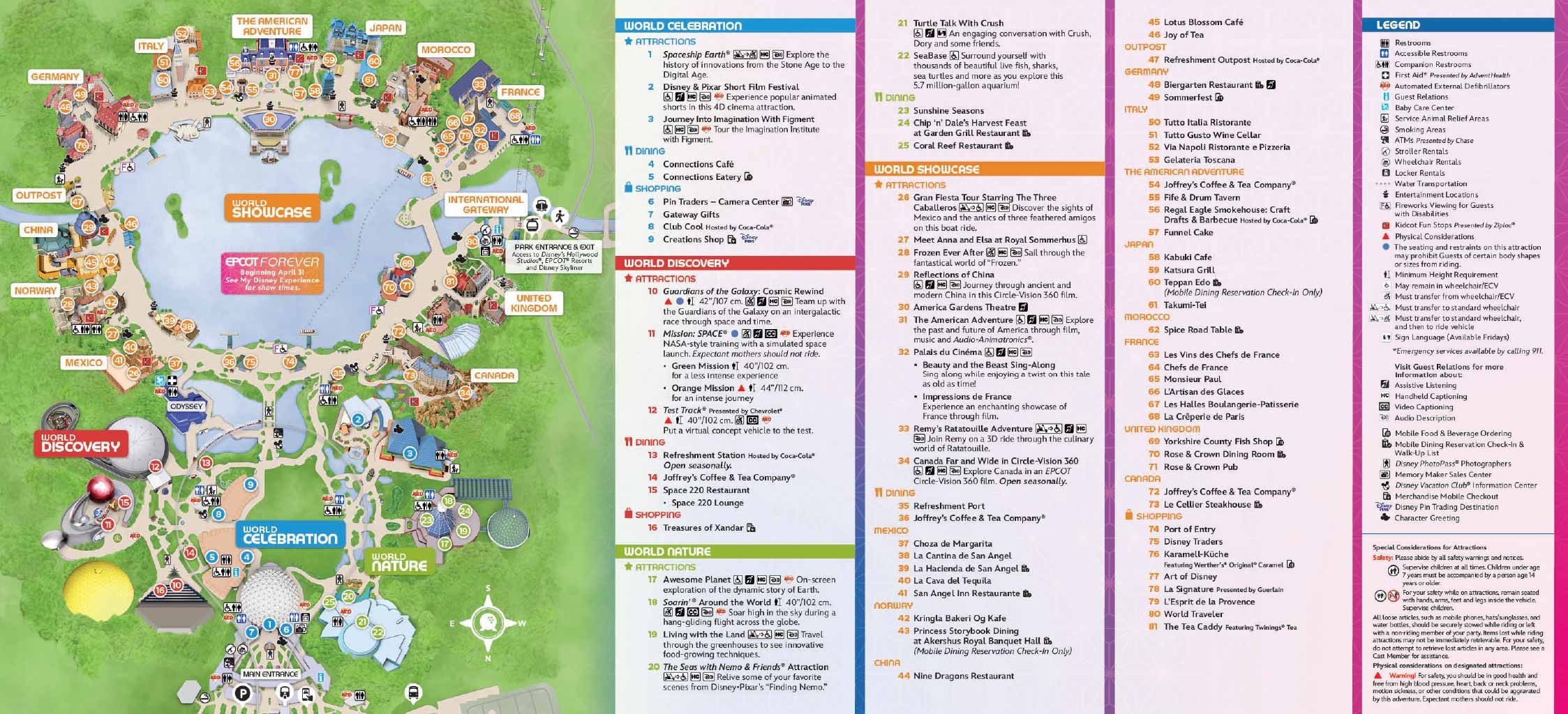Printable Map Of Disney World Parks