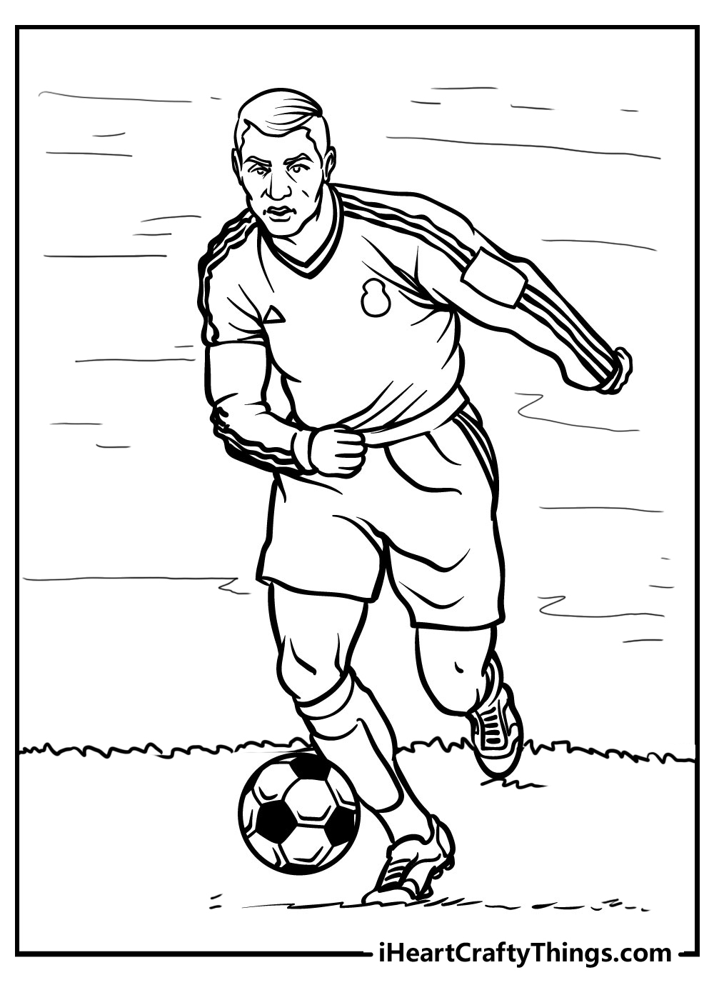 Football Colouring Pages Printable