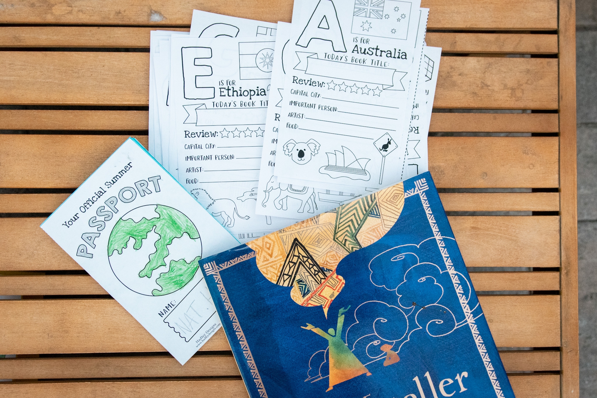 FREE Alphabet Printable Passport For Kids A Z Global Children s Book Club Local Passport Family