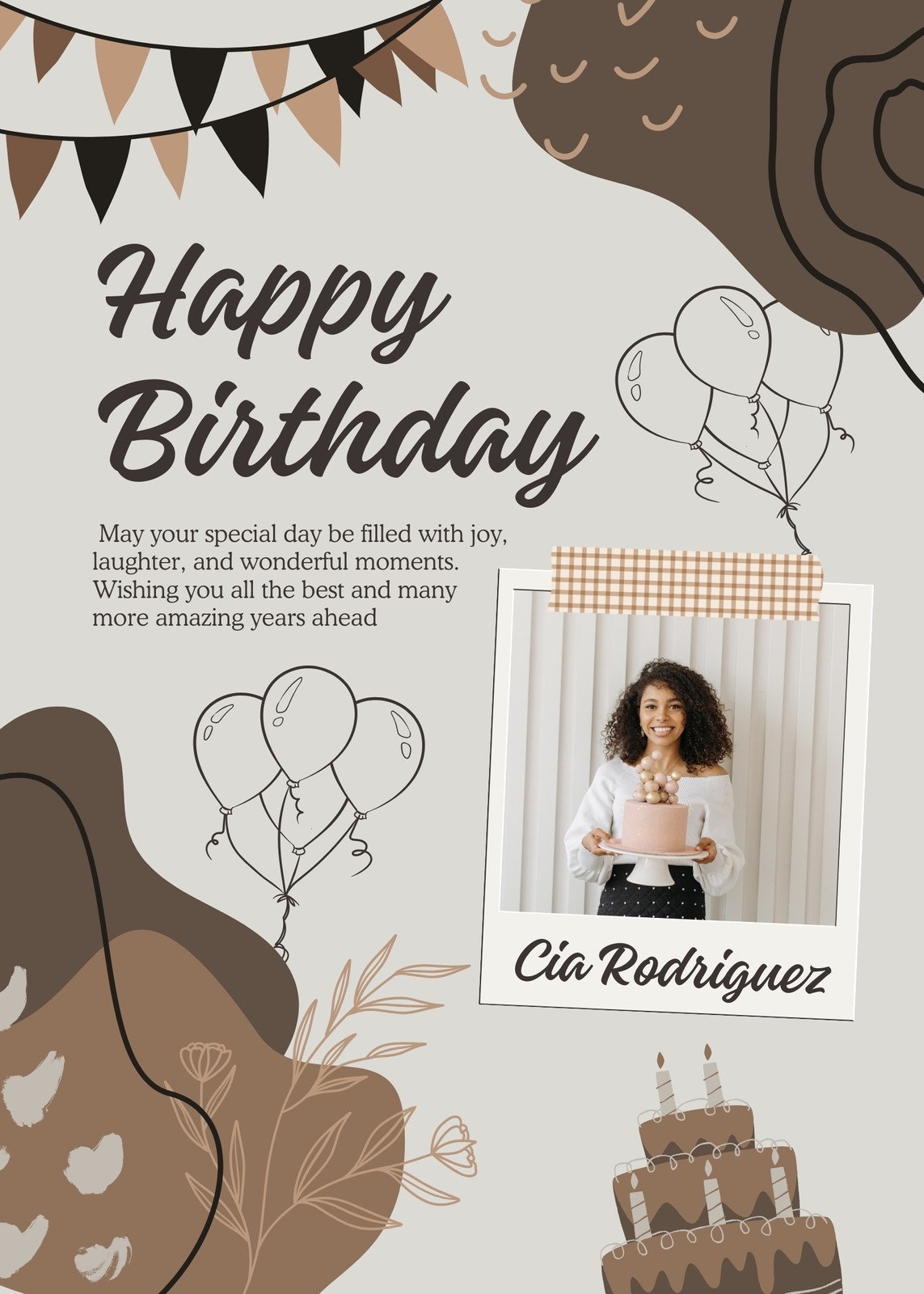 Free And Fun Birthday Poster Templates To Customize Canva Worksheets Library