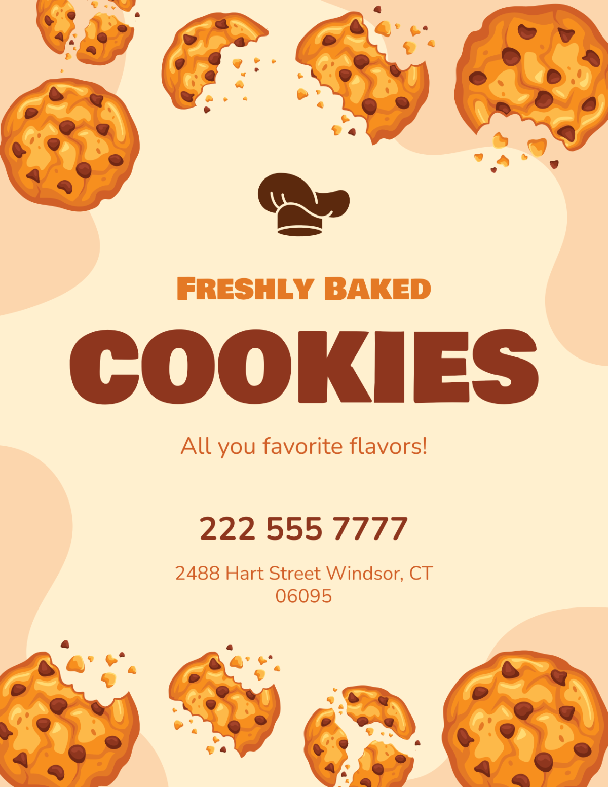 free printable bake sale flyer template