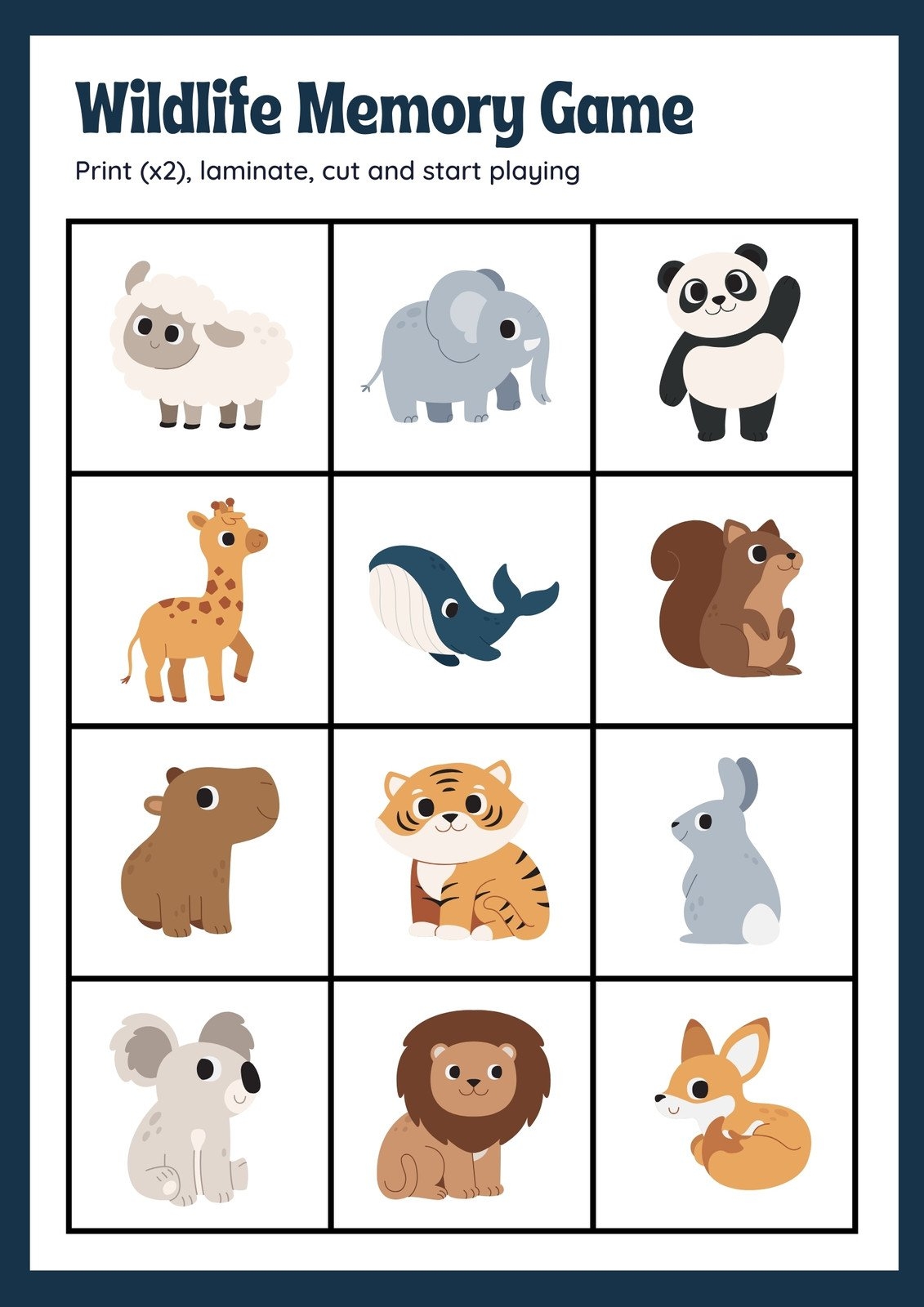 Pictures Of Animals Printable
