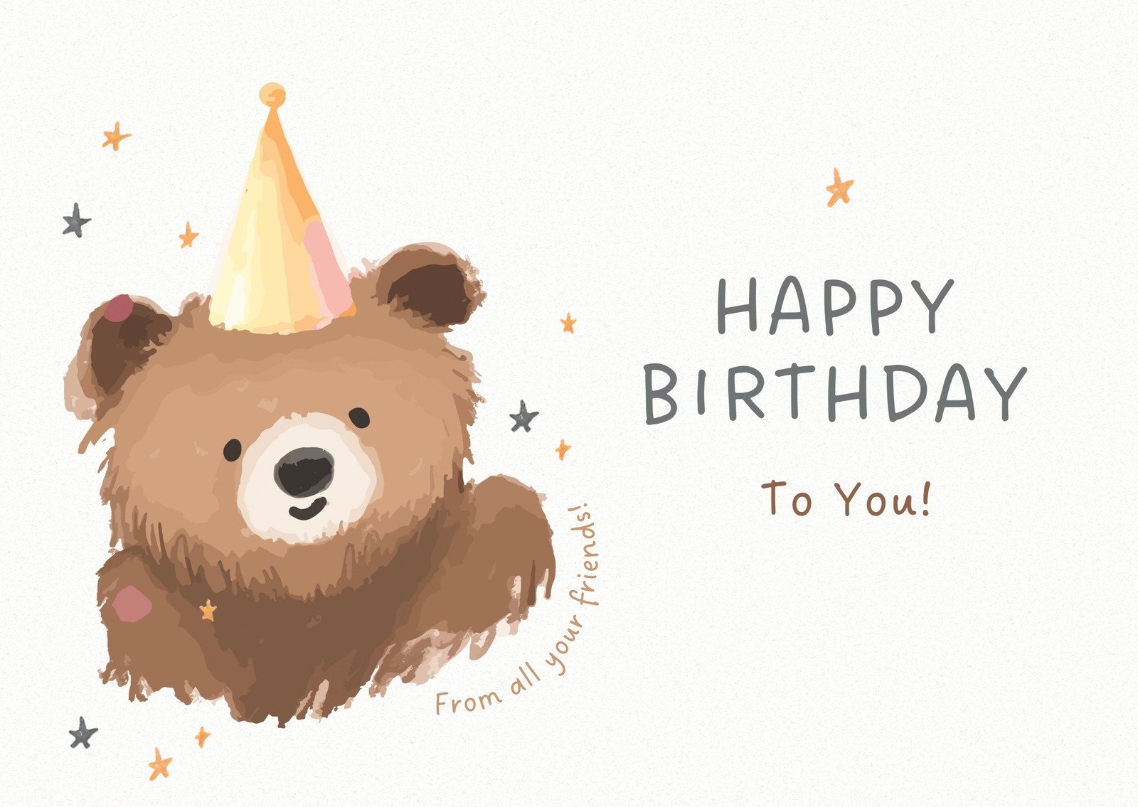 Happy Birthday Printable Card