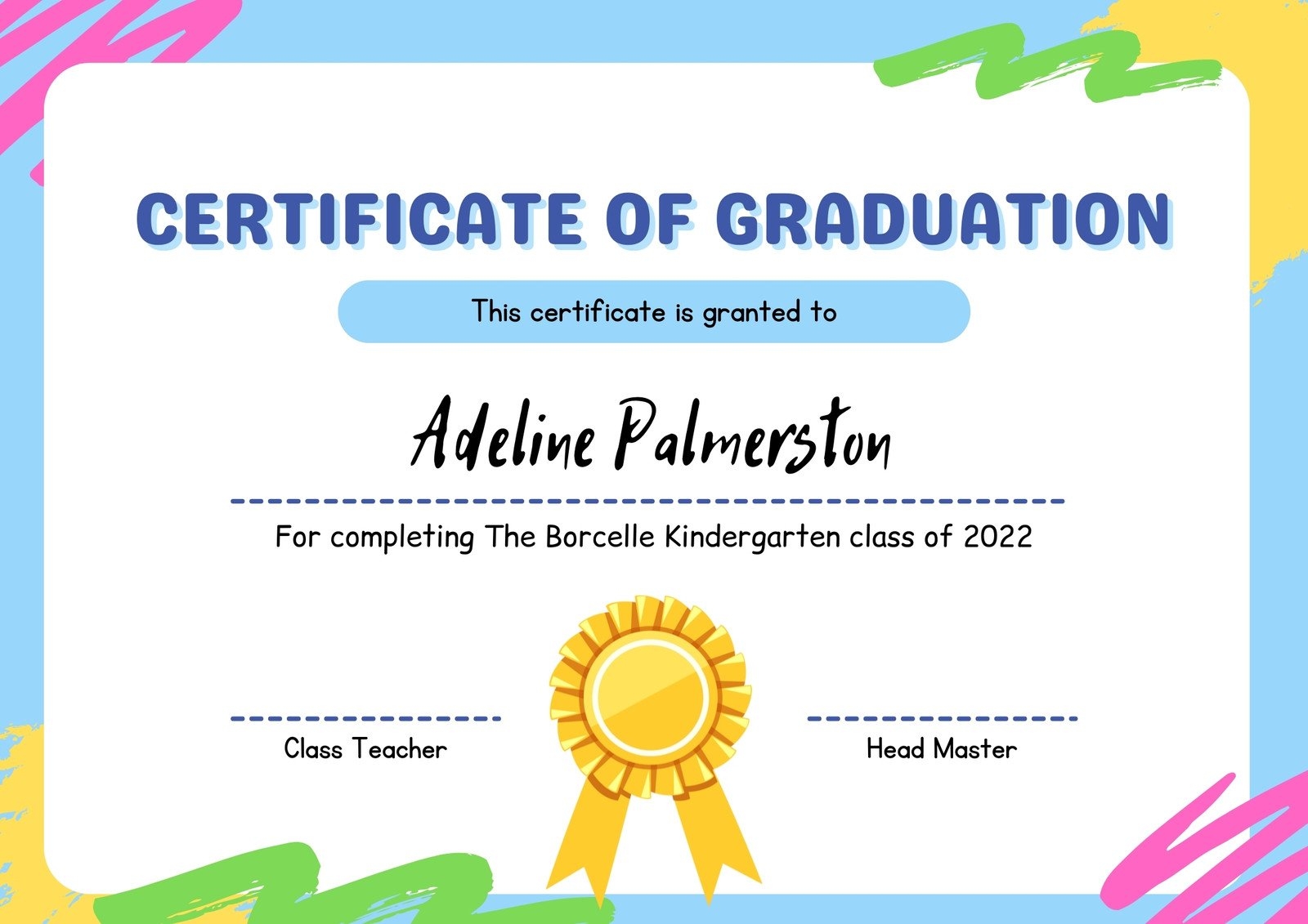 Free Printable Award Certificates For Elementary Students