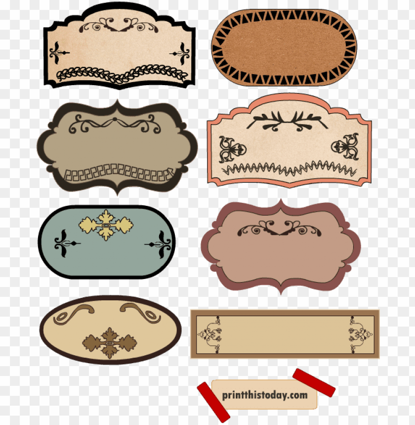 free vintage labels printable