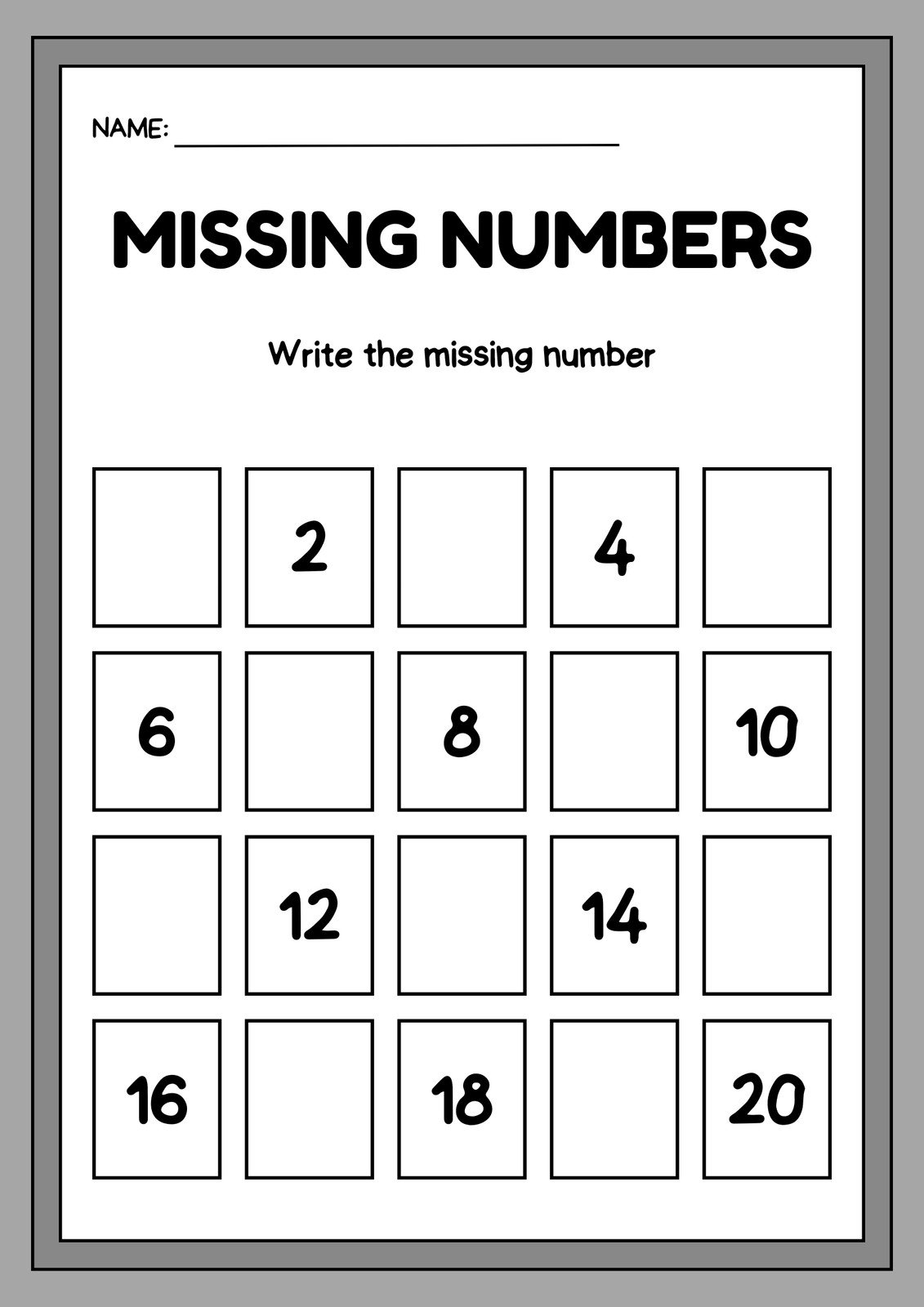 kindergarten worksheets printable