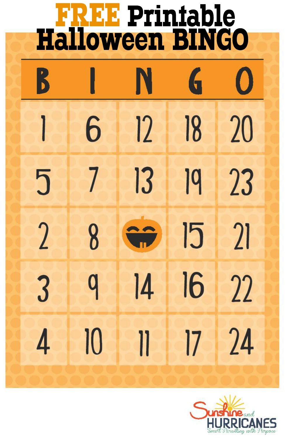 free printable bingo cards with numbers