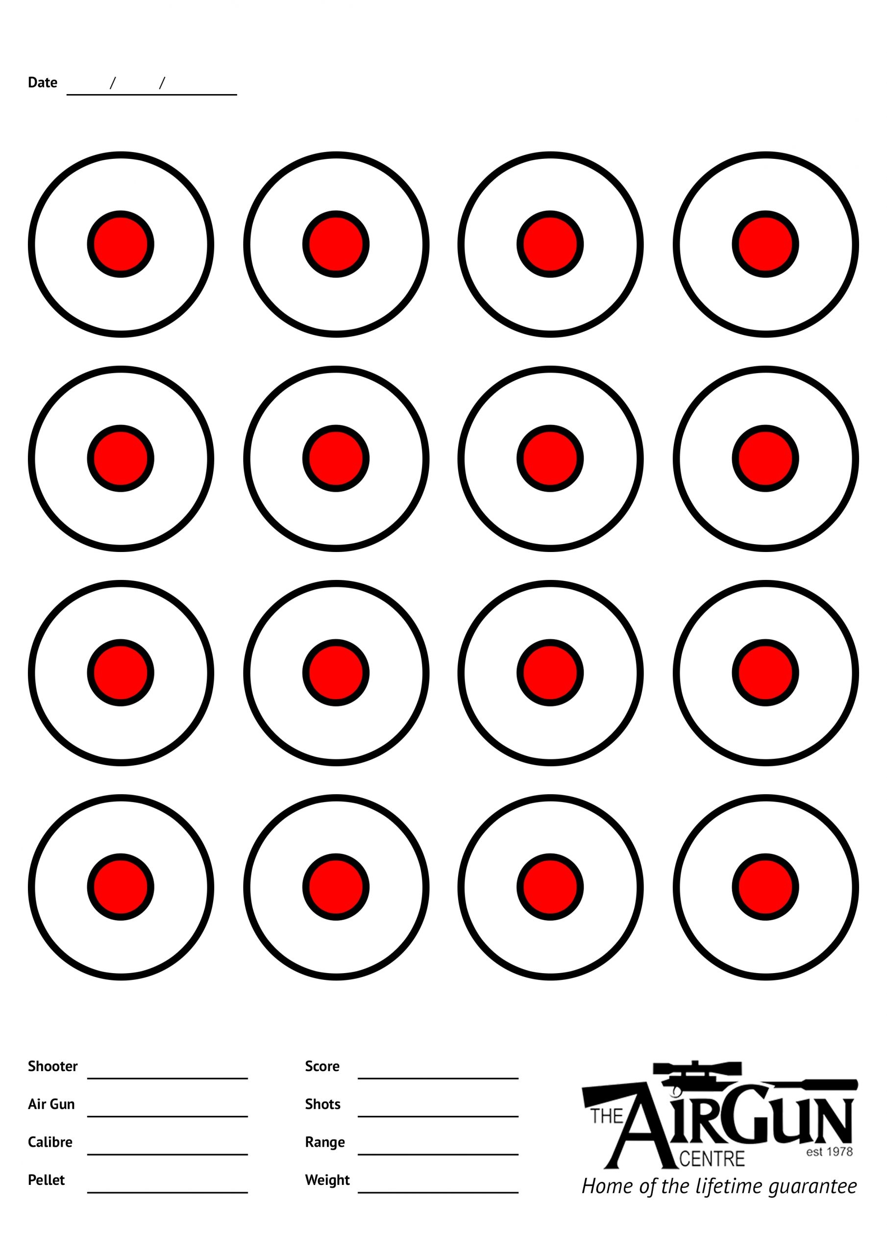 Shooting Practice Targets Printable