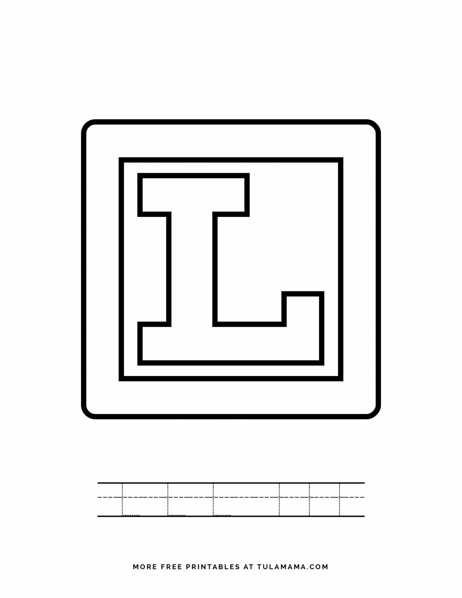 Free Printable Alphabet Blocks Tracing Worksheets For Preschoolers Tulamama
