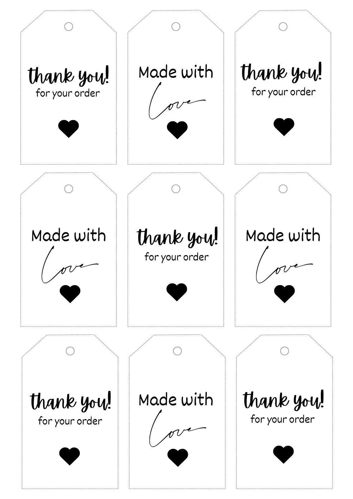Free Printable Gift Label Templates