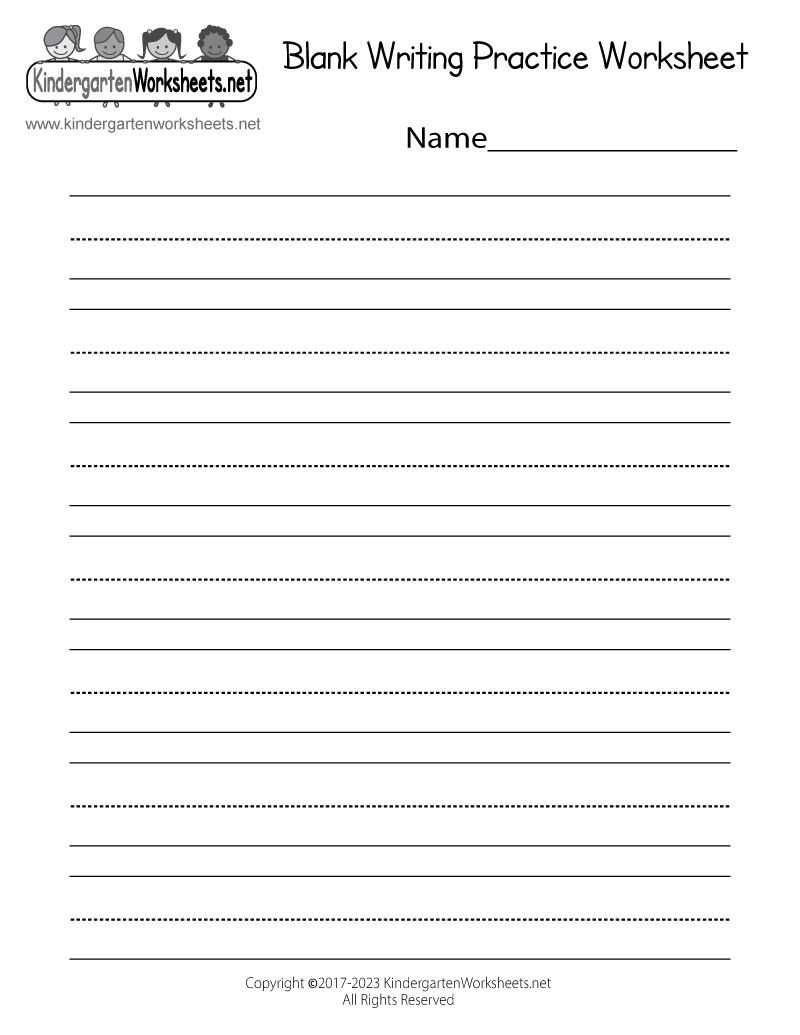 Free Printable Handwriting Practice Worksheets