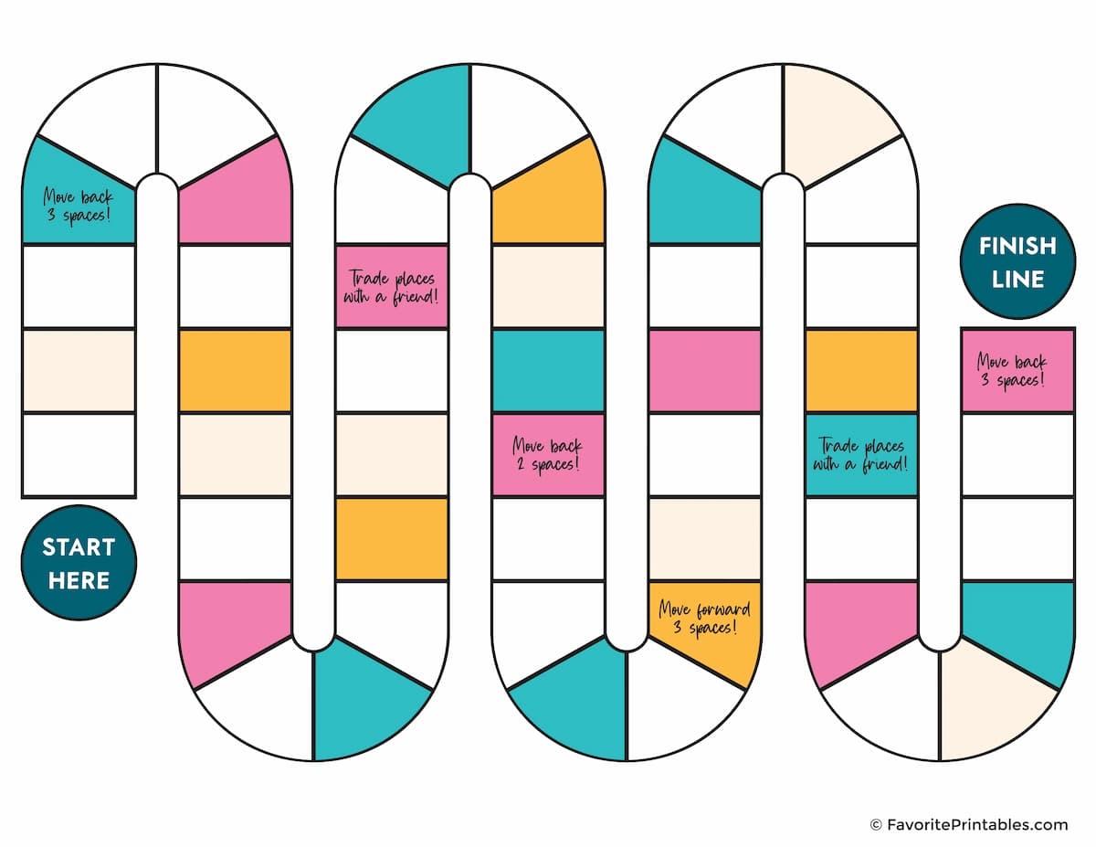 Printable Board Games For Kids Pdf