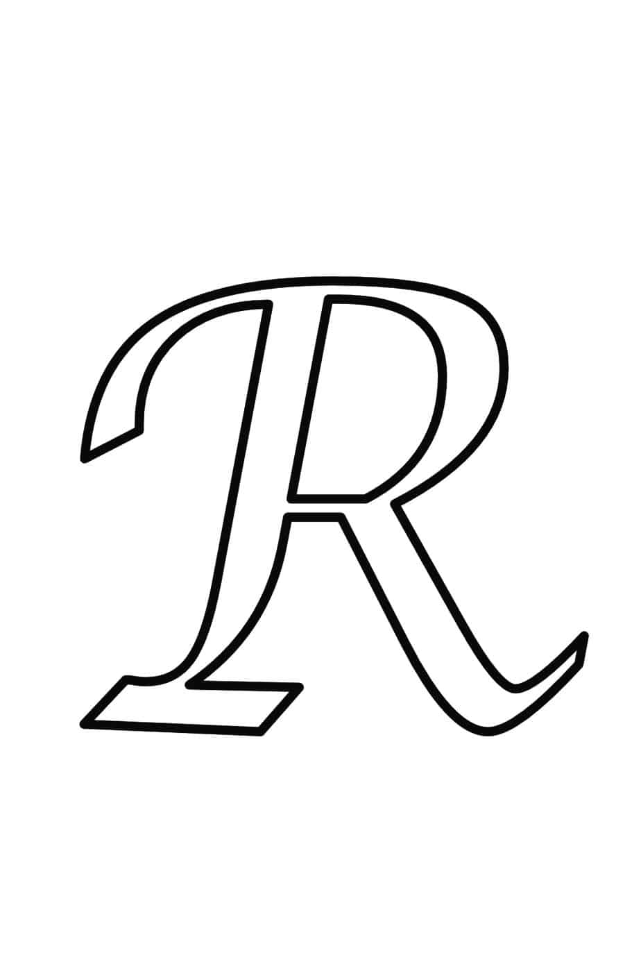 Free Printable Bubble Letter R Bubble Alphabet Letters