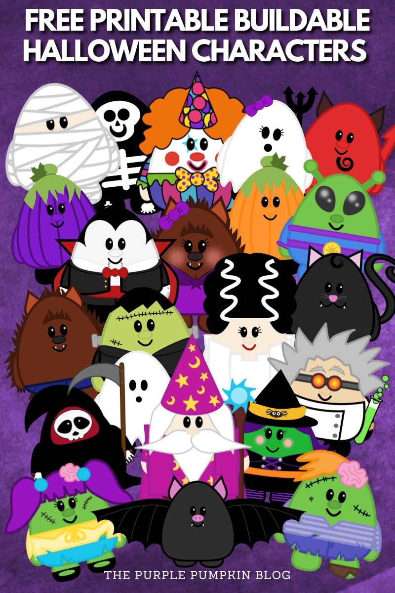 Halloween Characters Printable