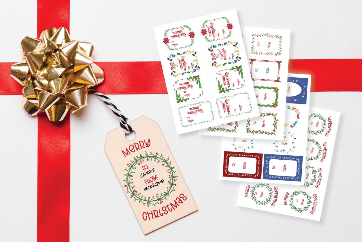 gift tag printable template