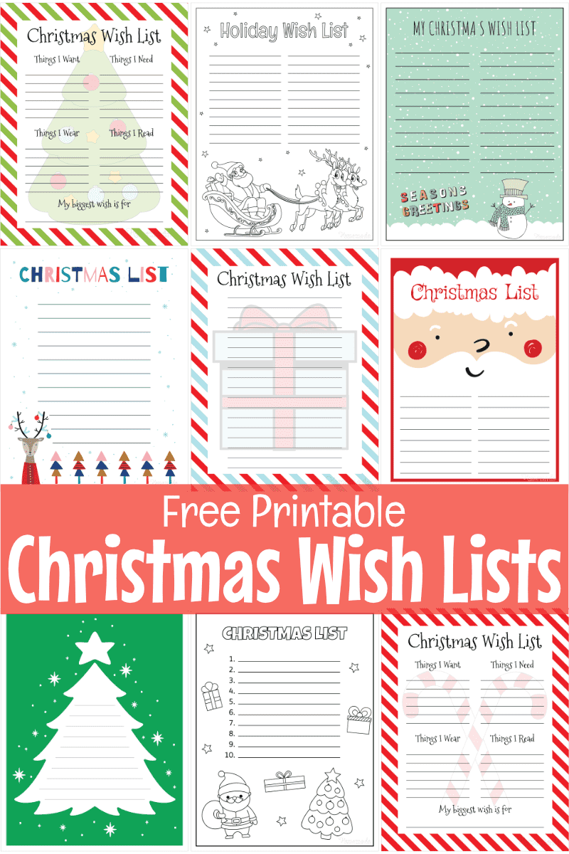 Free Printable Wish List