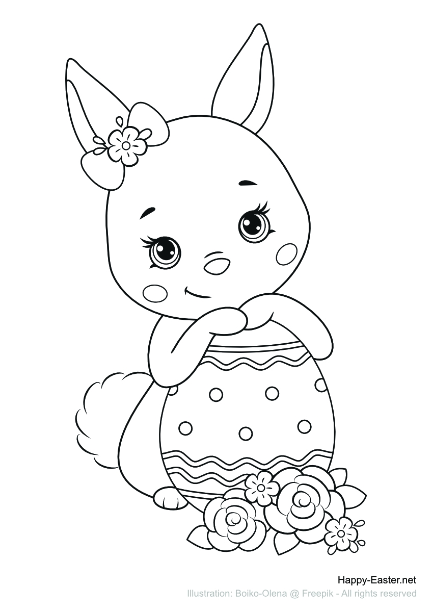 free printable coloring pages easter