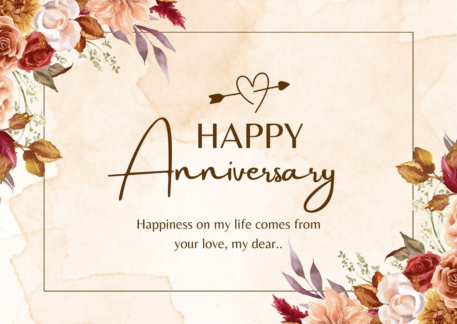 Free Printable Customizable Anniversary Card Templates Canva Free Printable Customizable Anniversary Card Templates Canva