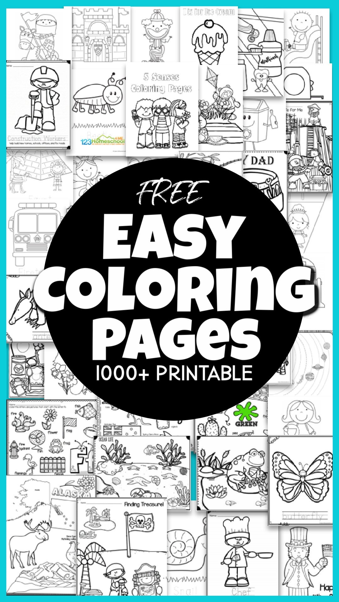Free Printable Coloring Sheets For Preschoolers
